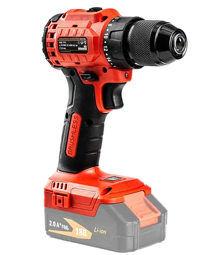 Аккумуляторный бесщеточный шуруповерт GTM DS18/50BL без АКБ и ЗУ в кейсе (DS18/50BL_BARE TOOL) - фото 3