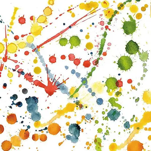 Декуражные салфетки Ambiente Всплеск расцветок 33х33см 18.5 г/м2 20 шт. - фото 1