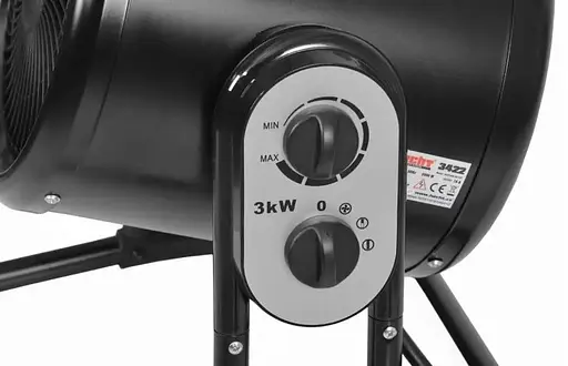 Обігрівач HECHT 3422 3,0 кВт, площа обігріву 40 кв.м., підлоговий, чорний - фото 6