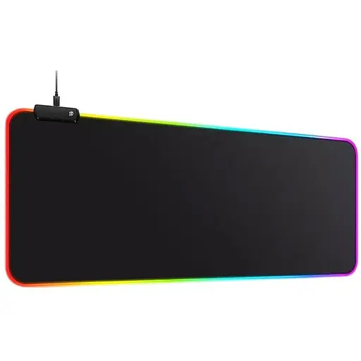 Ігрова поверхня з RGB підсвіткою FeelTouch 800х300х3 мм Black
