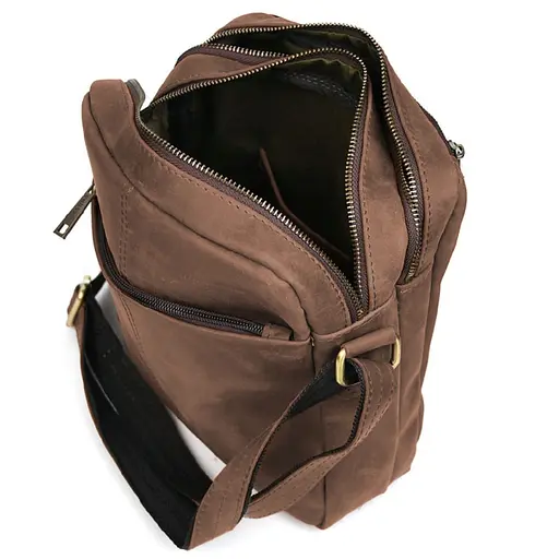 Сумка мессенджер мужская вертикальная через плечо TARWA 24х26х7 см sum0028312 - фото 4