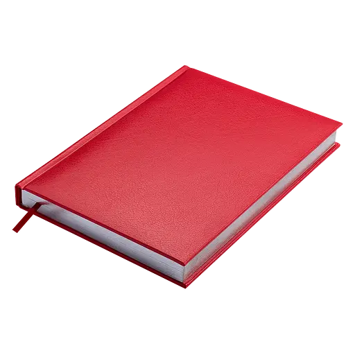 Ежедневник недатированный Buromax Classic A5 искусственная кожа/поролон 336 страниц красный (BM.20980-05) - фото 4