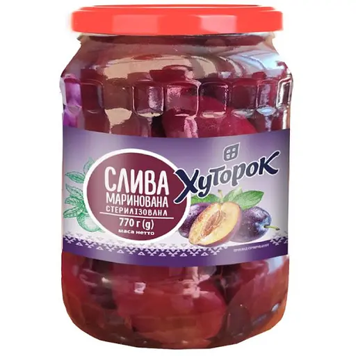 Слива маринована Хуторок 770 г