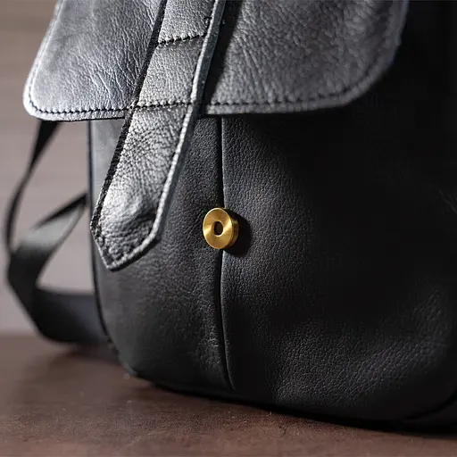 Сумка кожаная мужская Vintage 18х21х5,5 см 000154032 - фото 6