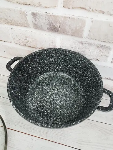 Кастрюля Styleberg с гранитным антипригарным покрытием 3.2л 22см ST-3022 Черная - фото 6