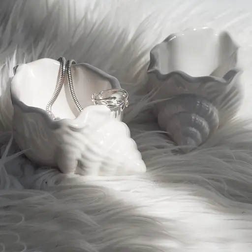 Гіпсове Кашпо Мушлі Spokiy SP2371 розмір 9 см - фото 3