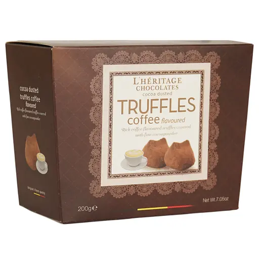 Цукерки L'Heritage Chocolates шоколадний трюфель з кавою 200 г - фото 4