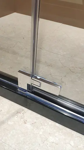 Душевая кабина прямоугольная Imprese Vaclav 120x80 распашная прозрачное стекло 8 мм с покрытием Easy clean тием без поддона хром s6408612L, Левая, прозрачная, хром - фото 2