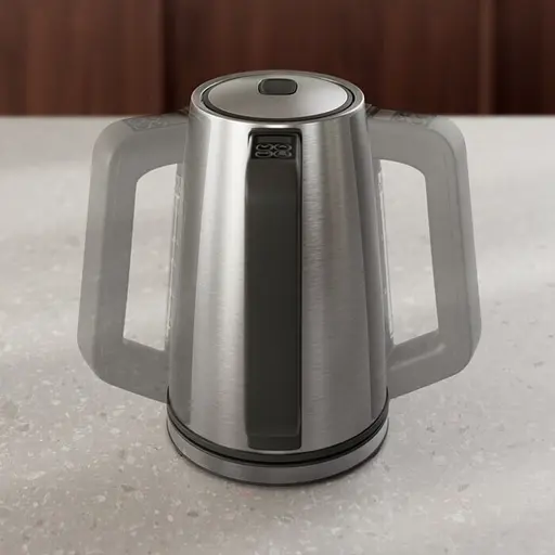 Electrolux Електрочайник, 1.7 л, Strix, дисплей, метал, підтримка темп, нерж - фото 3