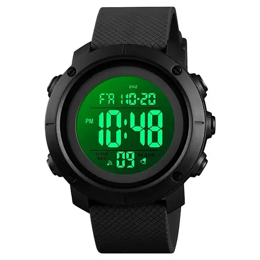 Чоловічий спортивний годинник Skmei 1426 чорний - фото 3