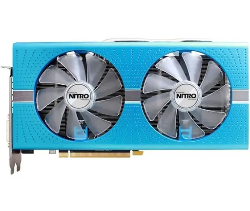 Відеокарта Sapphire AMD Radeon RX 580 8Gb Special Edition METAL BLUE NITRO+ (11265-21) (GDDR5, 256 bit, PCI-E 3.0 x16) Б/в - фото 1
