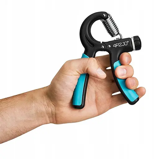 Еспандер кістьовий пружинний 4Fizjo з регульованим навантаженням 10-40 кг Black/Blue 4FJ0254 (P-5907739313331) - фото 4