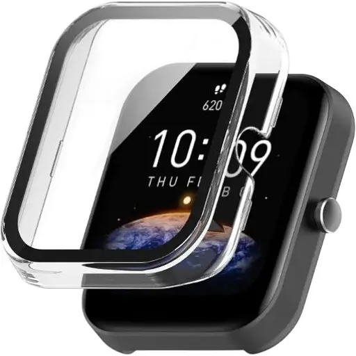 Чехол-накладка DK Пластик Gloss Glass Full Cover для Xiaomi Amazfit Bip 3 / 3 Pro (clear)