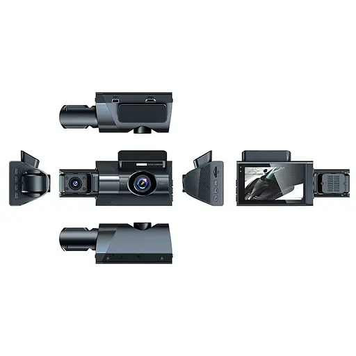 Автомобильный видеорегистратор Y-18 (3 камеры) Wi-Fi Full HD - фото 6