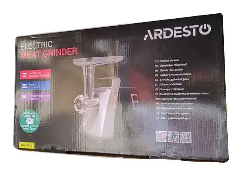 Мясорубка электрическая Ardesto MGK-2100 2100 Вт с насадками для сока электромясорубка - фото 6