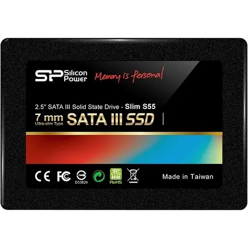 SSD-накопитель Silicon Power Slim S55 SP240GBSS3S55S25 - фото 1