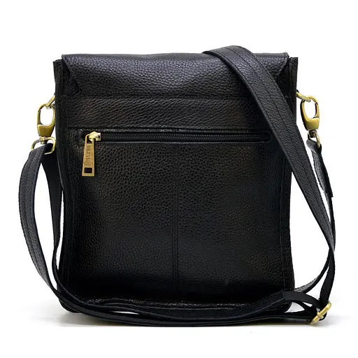 Чоловіча шкіряна сумка через плече TARWA 23х25.5х5.5 см sum0025833 - фото 4