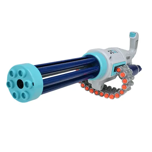 Іграшка автомат WY2101B стріляє поролоновими кулями, на акумуляторі, в коробці (6974060410021) - фото 5