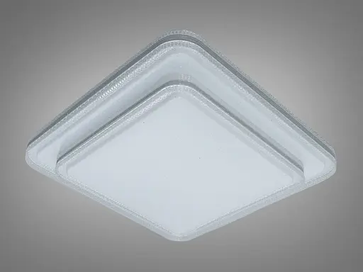 Світлодіодна стельова люстра Diasha сіра 85 Вт - фото 3