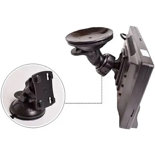 Автомобильный монитор Podofo XSP-05 для камеры заднего вида 5 дюймов на присоске - фото 2