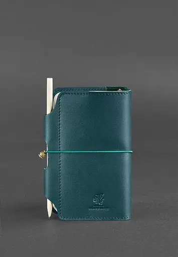 Шкіряний блокнот (Софт-бук) 3.0 зелений - фото 5