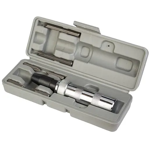 Ударно-поворотная отвёртка с битами CRV Sigma в кейсе + 6 насадок 4004011 - фото 1