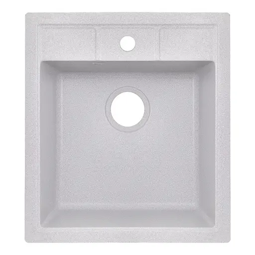 Кухонна мийка Lidz 460x515/200 GRA-09 (LIDZGRA09460515200), Сірий - фото 1