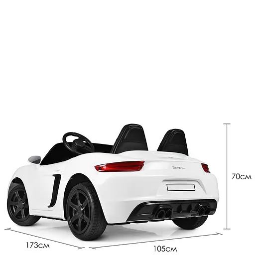 Електромобіль дитячий Bambi Racer M 4055AL-1 24V шкіряне сидіння гумові колеса до 100 кг - фото 8