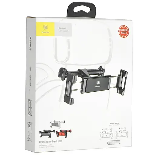 Автотримач Baseus Backseat Car Mount, на підголівник (SUHZ-0) Чорний - фото 5