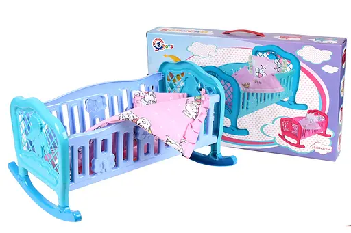 Ліжечко для ляльки з набором постільного, Технок, 4524 - фото 2