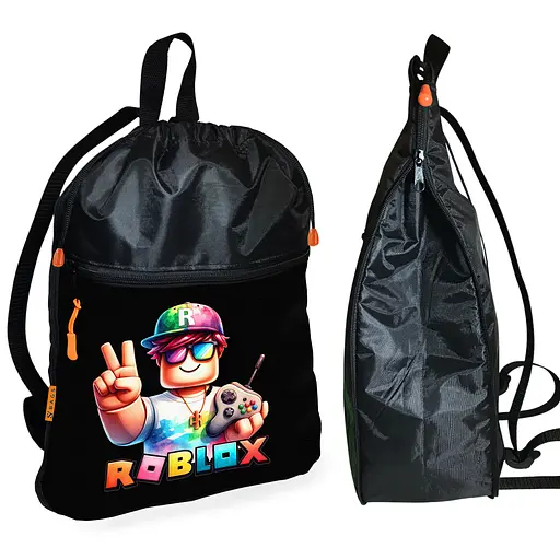 Шкільний рюкзак дитячий Роблокс / Roblox + Сумка для взуття спортивної форми рюкзак-мішок хлопчикові (01828) - фото 2