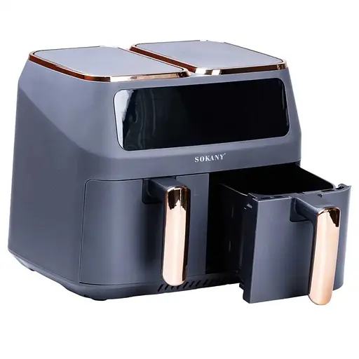 Аерофритюрниця безмасляна Sokany SK-ZG-803 8л електрична з сенсорним керуванням, таймер 2800Вт - фото 9