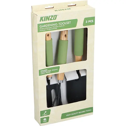 Набор садовых инструментов Kinzo Garden 3 шт. - фото 1
