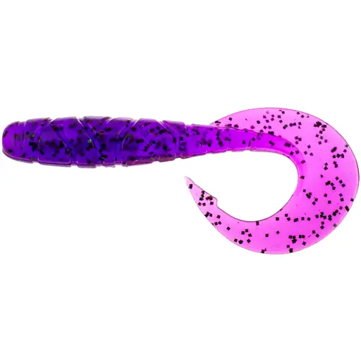 Силикон FishUP Mighty Grub 4.5" #016 - Lox/Green & Black (4 шт/уп)