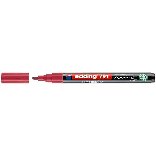 Маркер Edding Paint e-791 1-2 мм круглий рожевий (e-791/09n)