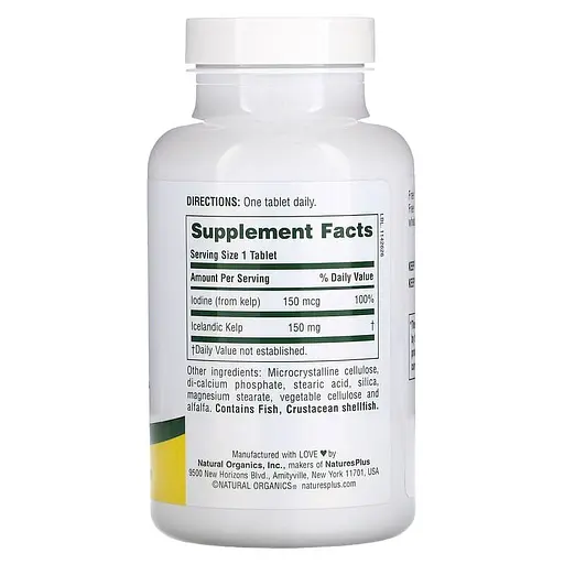 Йод Natures Plus Icelandic Kelp, 300 таблеток - фото 2