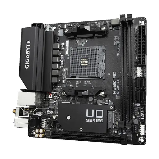Материнська плата GIGABYTE A520I AC - фото 3