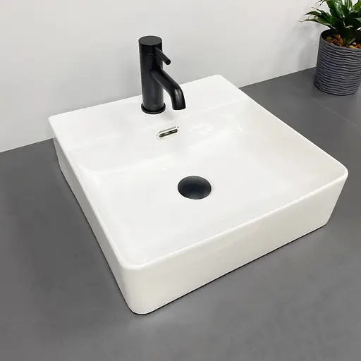 Умивальник VBI Bitonto S white накладний підвісний VBI-015702, Білий - фото 3