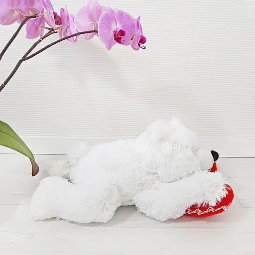 М'яка іграшка Ведмідь Соня з серцем 41см - фото 2