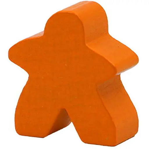 Аксесуар Games 7 Days Міпл помаранчевий (1 шт.) (g7dmeepleorange) - фото 1