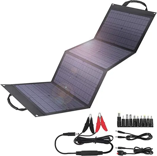 Складное солнечное зарядное устройство Solar panel BIGblue B406 80W Солнечная панель - фото 3