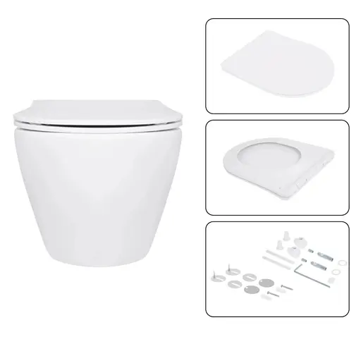 Набір Q-tap Nest 4 в 1 підвісний унітаз Jay Ultra Quiet 520x360x320 + комплект інсталяції QT07335175W48189 - фото 6