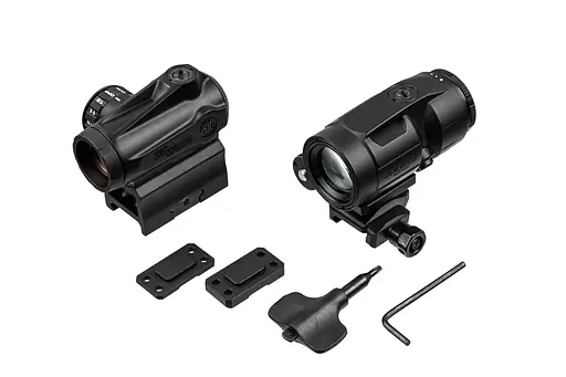 Комплект Sig Optics коллиматор ROMEO-MSR Gen II 2 MOA и магнифер JULIET3-MICRO 3X22MM - фото 5