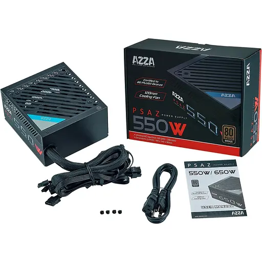 Блок живлення Azza 550W (PSAZ-550W) [141292] - фото 3