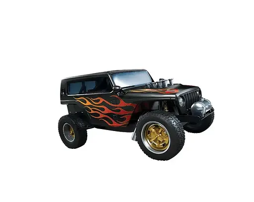 Конструктор Airfix джип Quickbuild Jeep Quicksand Concept чорний J6038 - фото 2