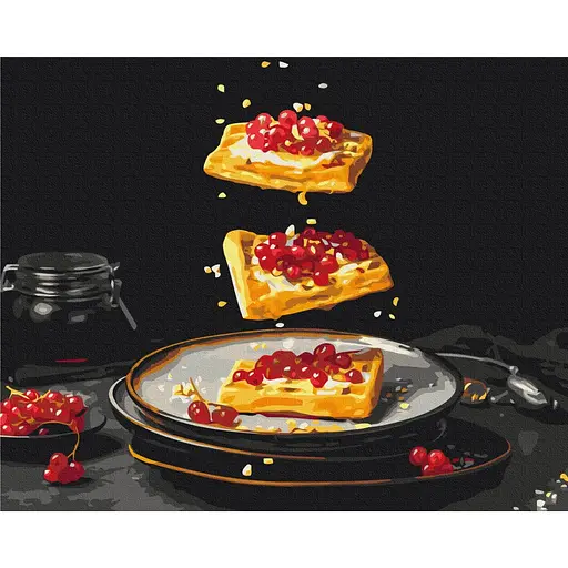 Картина по номерам Завтрак в деталях Halyna Vitiuk Brushme 40x50 см разноцветный 000277221