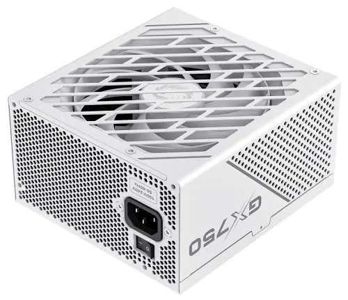 Блок питания 750 Вт, GameMax GX-750 PRO, белый, модульный, 80+ золотистый, Active PFC, 12 см, 3xMolex/6xSATA/1x16-pin - фото 1