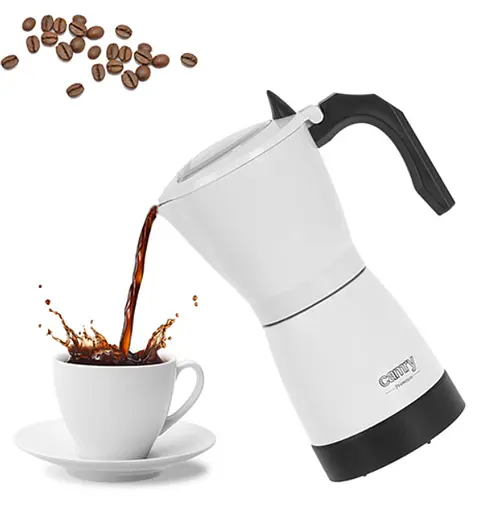 Електрична кавоварка гейзерна Camry CR 4415W Moka - фото 7