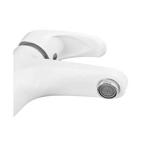Смеситель для умывальника Plamix Fidel-001 SET white PM0659 Белый - фото 6