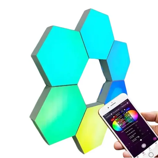 Светильник 6шт умный шестигранный APP control USB